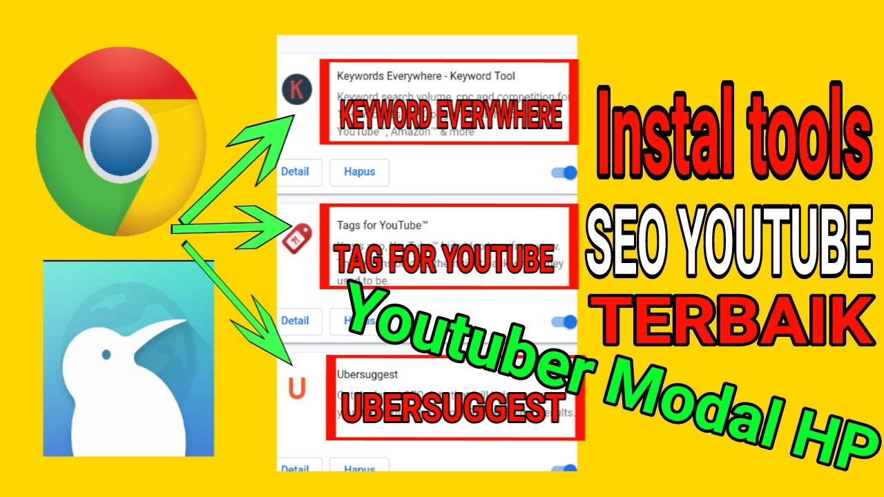 tools seo youtube terbaik di hp android