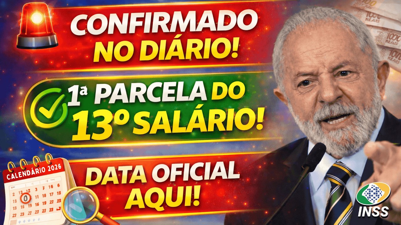🔴INSS BATE O MARTELO: 13º SALÁRIO começa na ser PAGO - VEJA a DATA da 1ª PARCELA