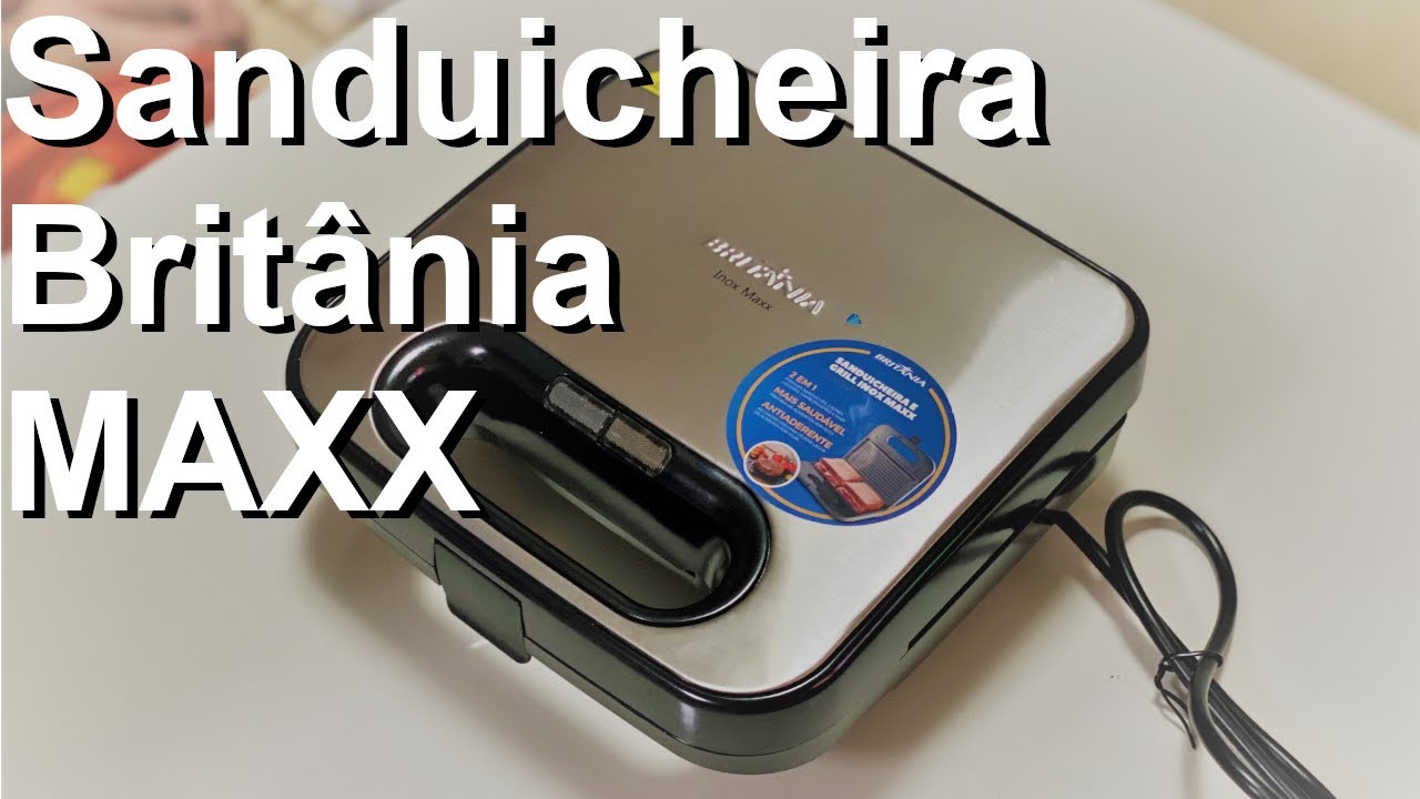 Unboxing | Sanduicheira/Grill Britânia MAXX