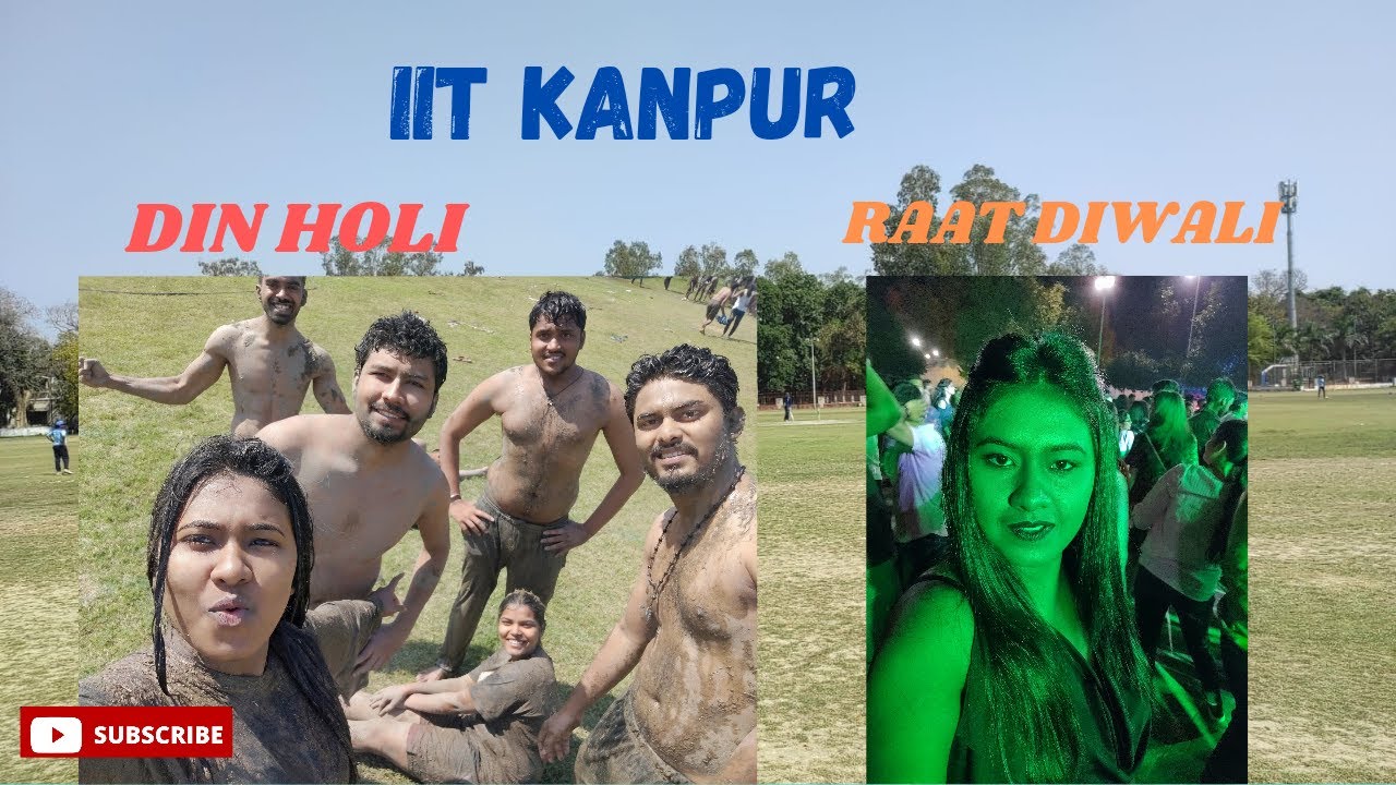 Rang barse| Din Holi raat diwali #IIT #IITKANPUR #HOLI #rangbarse