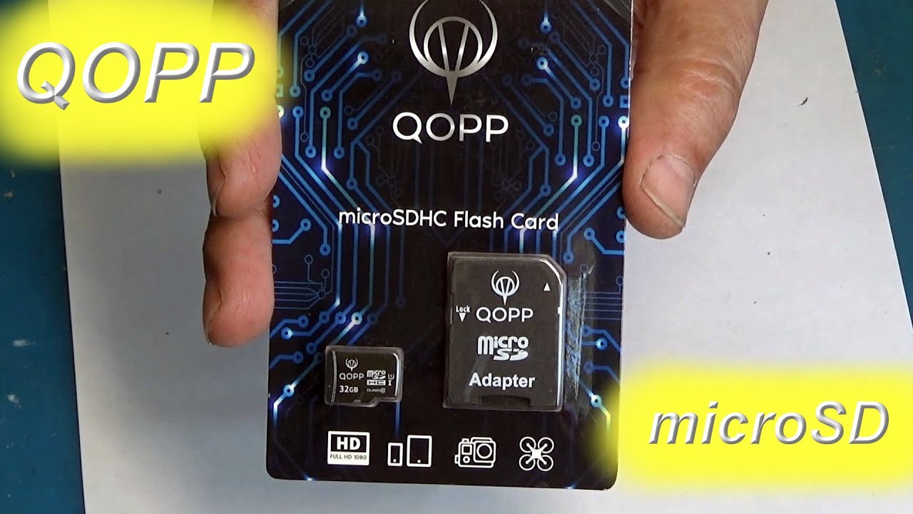 Тест QOPP карты памяти Micro SDHC 32 Гб