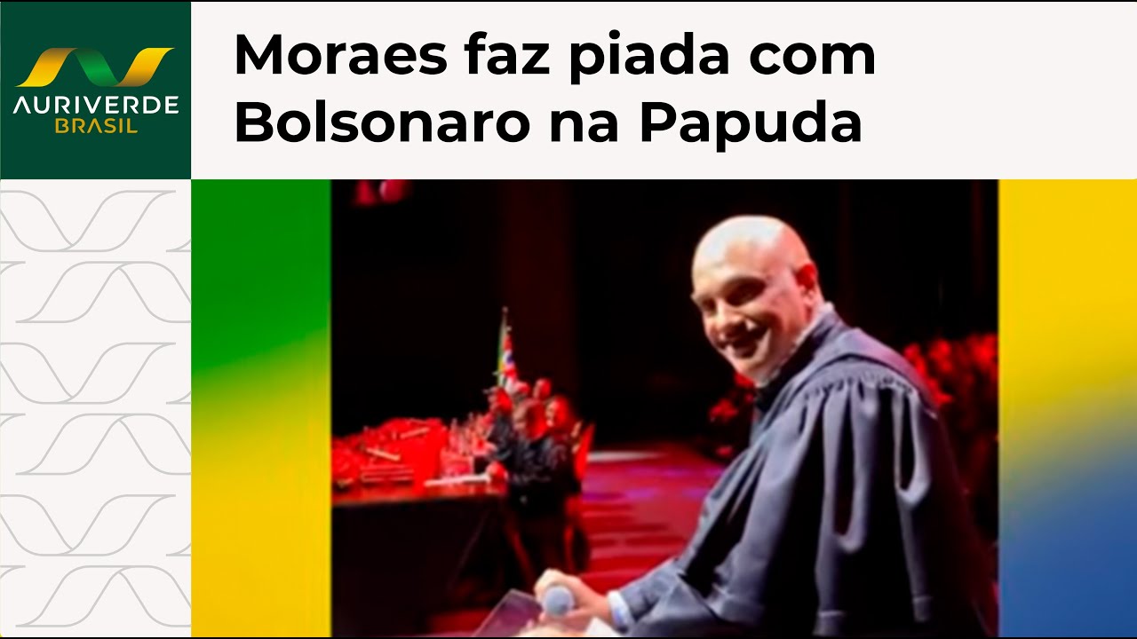 Alexandre de Moraes faz piada com Bolsonaro na Papuda