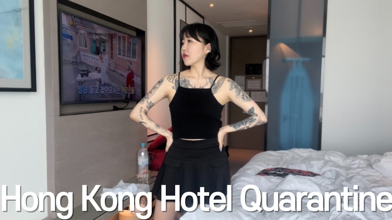 Hong Kong Hotel Quarantine Vlog: Fooood, remote work, napping, ocean view room