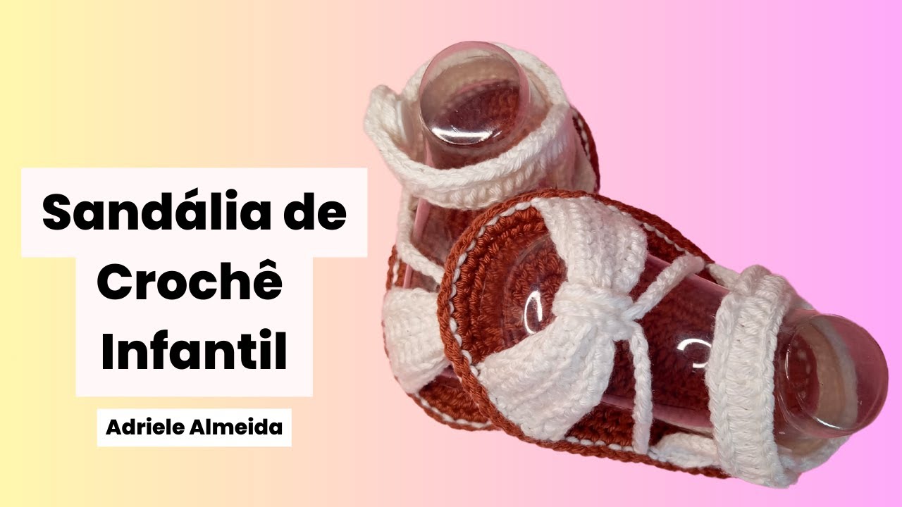 Sandália em Crochê Feita à Mão: Passo a Passo Completo! 👡✨