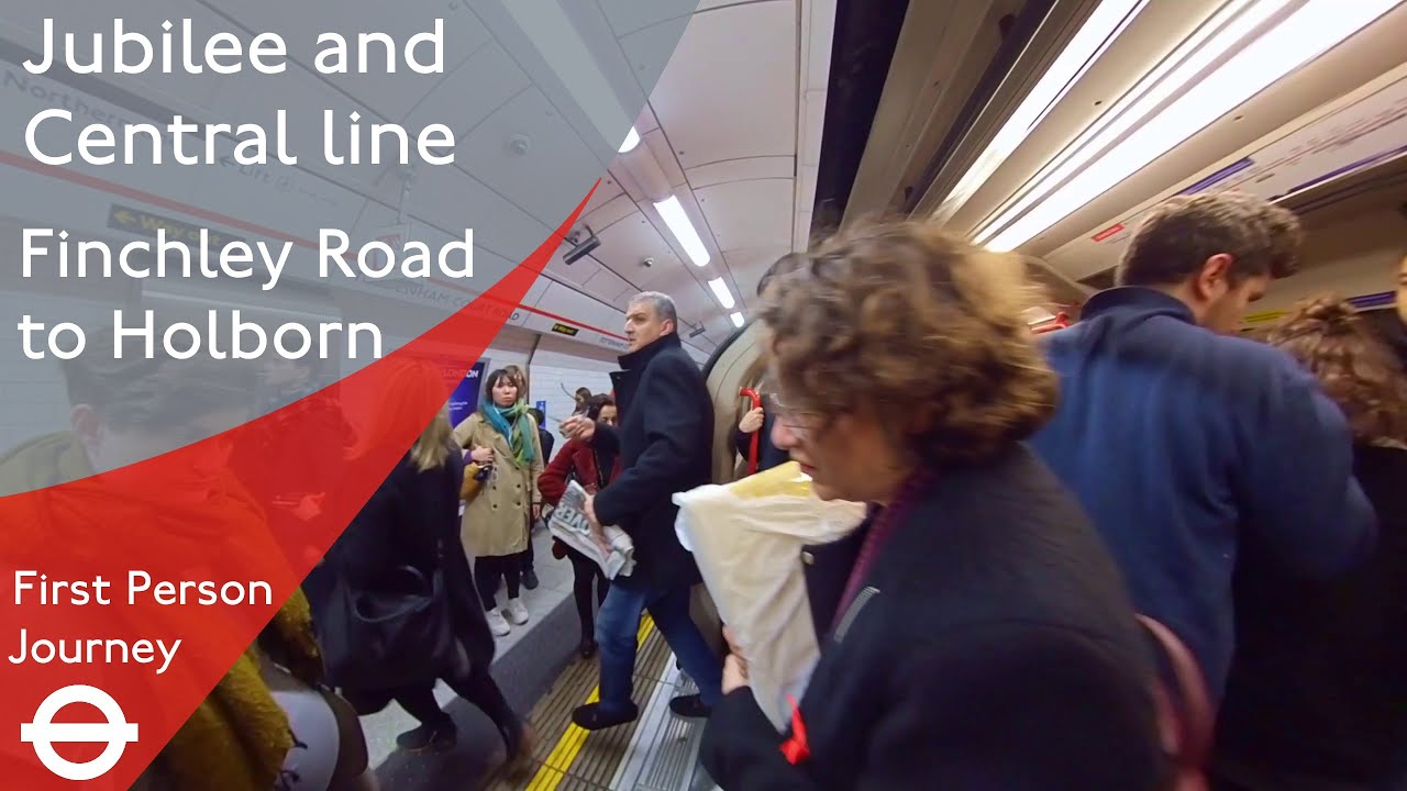 London Underground First Person Journey - Finchley Road to Holborn Via Bond Street