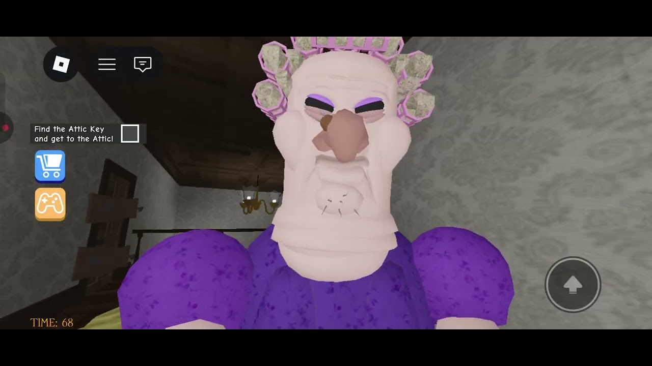 Playing Roblox 