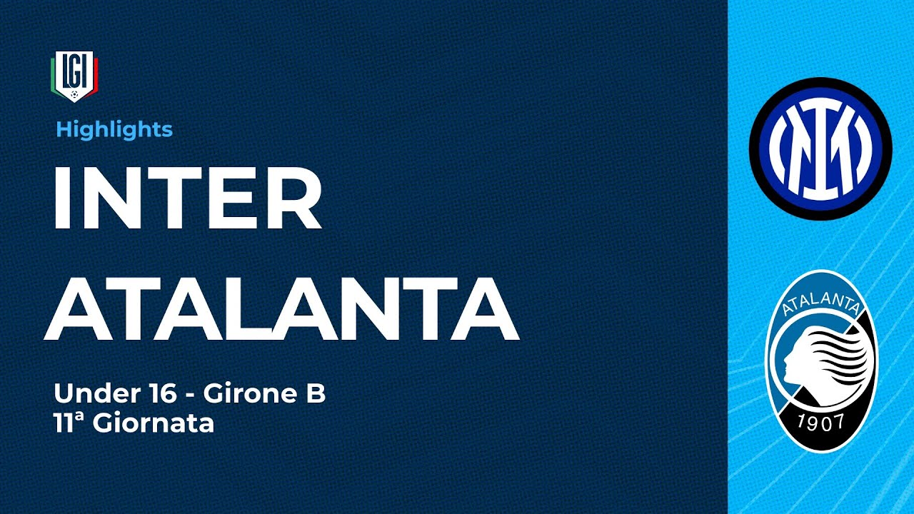 Highlights Inter-Atalanta | 11ª giornata Campionato Under 16 | stagione 2025-26
