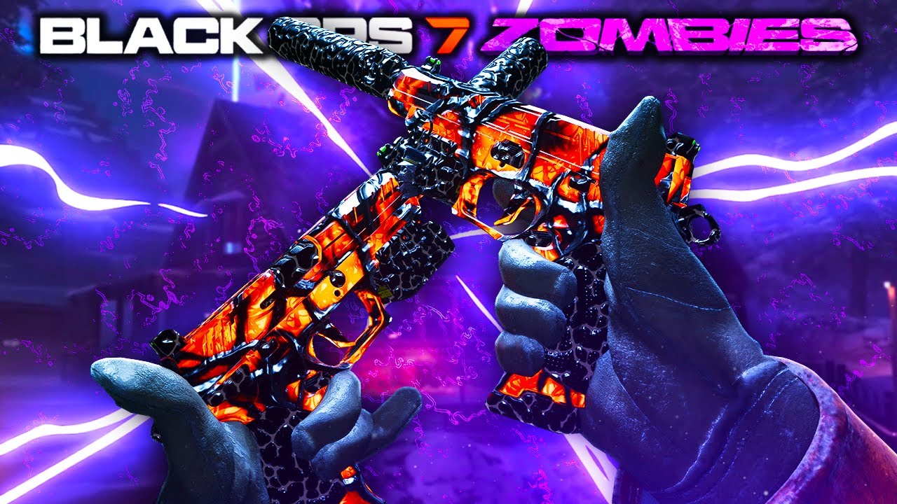 Les PISTOLETS en CAMO DRAGON DORÉ, PIERRE DE SANG & ACIER DU CHAOS sur BO7 ZOMBIES (Infestation #1)