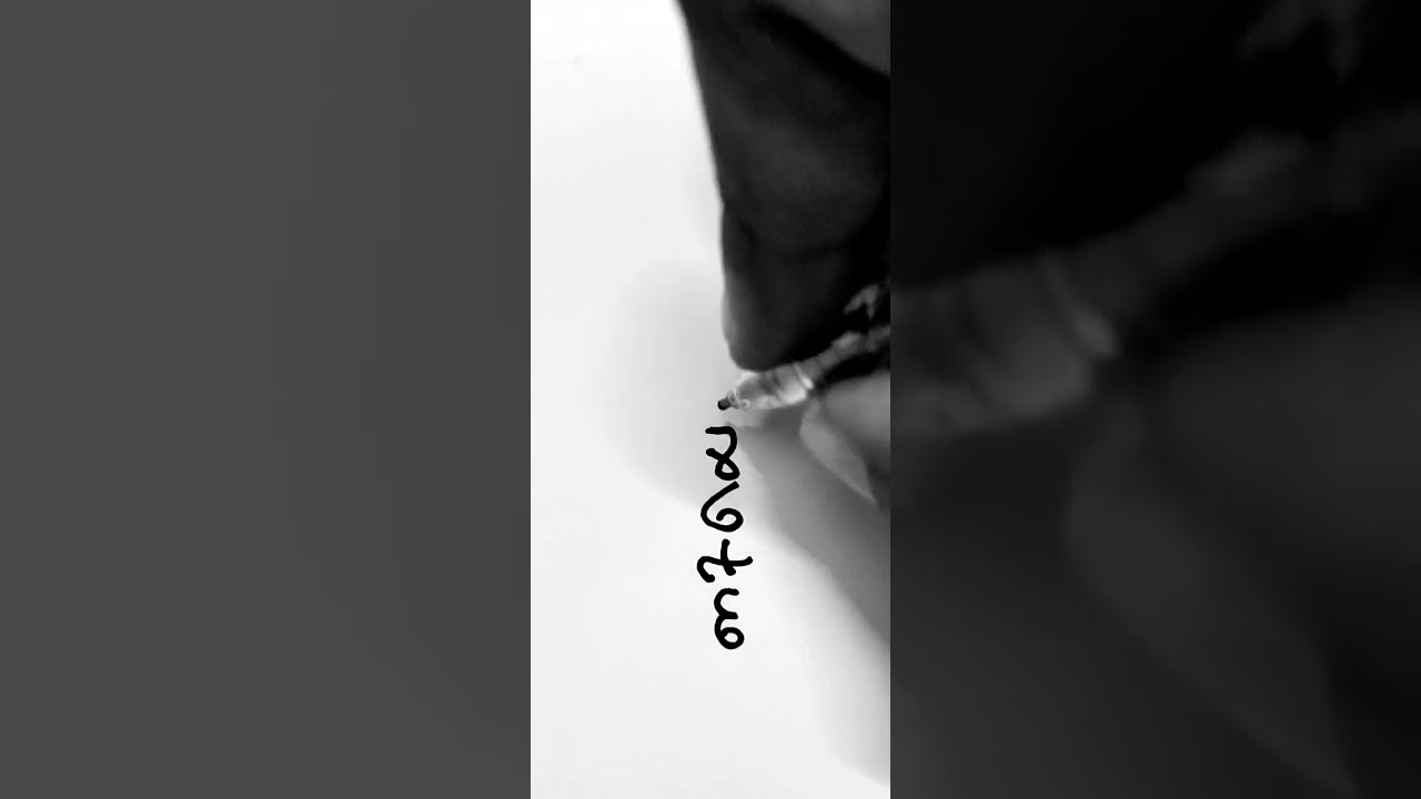 Tamil writing #graphology - study of writing #calligraphy #shorts