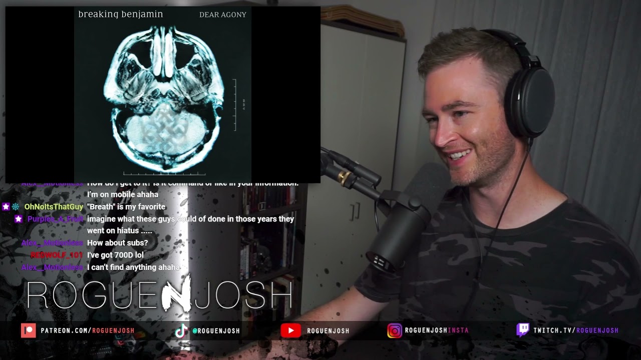 Breaking Benjamin - Anthem of the Angels // Twitch Stream Reaction // Roguenjosh Reacts