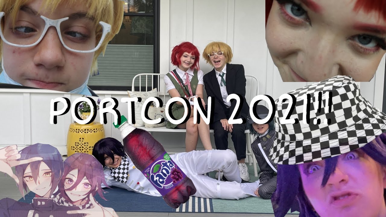 PORTCON 2021 VLOG!! Danganronpa Cosplay Outing and Mall Visit!!