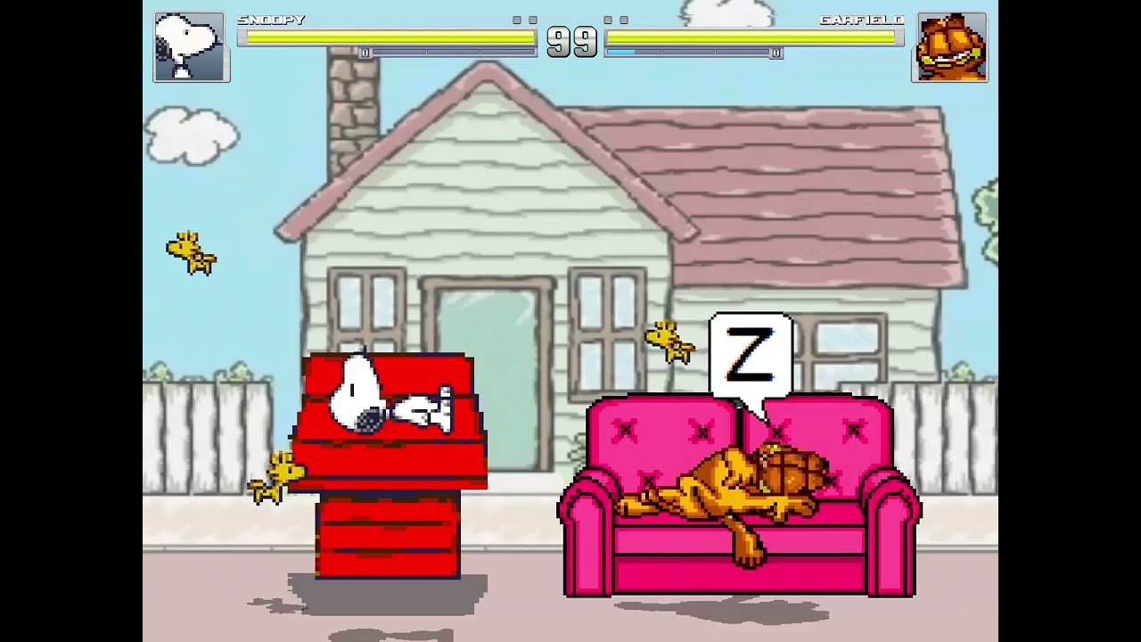 Snoopy vs Garfield