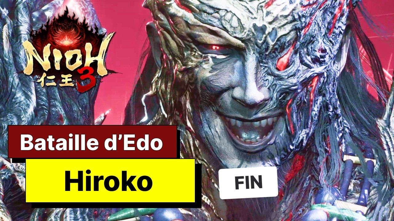 NIOH 3 - Vaincre HIROKO - 1v1 - BOSS de FIN à la Bataille de l'ère Edo