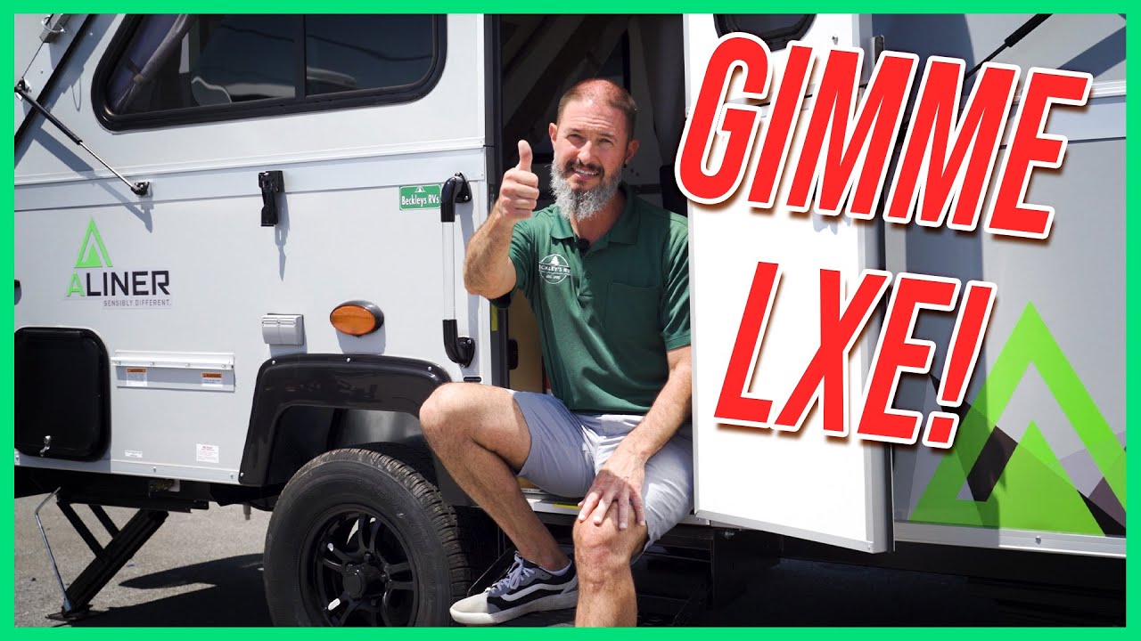 Gimme LXE! 2024 Aliner LXE A-Frame Travel Trailer Tour | Beckley's RVs
