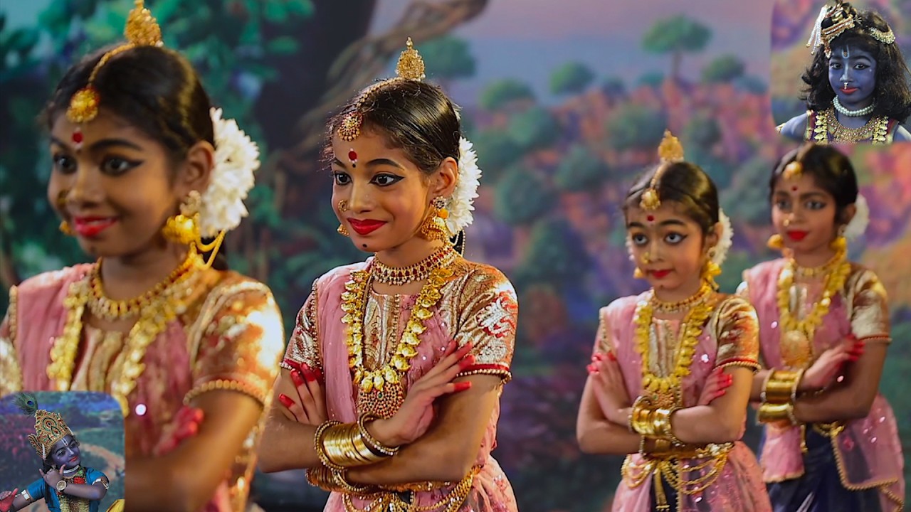 Swagatam Krishna by SDN kids - Sridevi Nrithyalaya - Bharathanatyam Dance