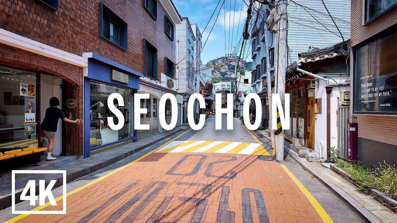 Walk Seochon near Gyeongbokgung, Seoul &ndash; Art, Food, and Relaxation l 4K HDR