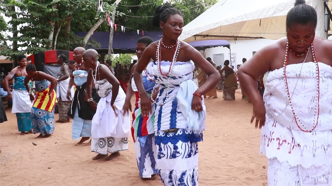 Yeve (Thunder God) Traditional Drumming And Dancing.