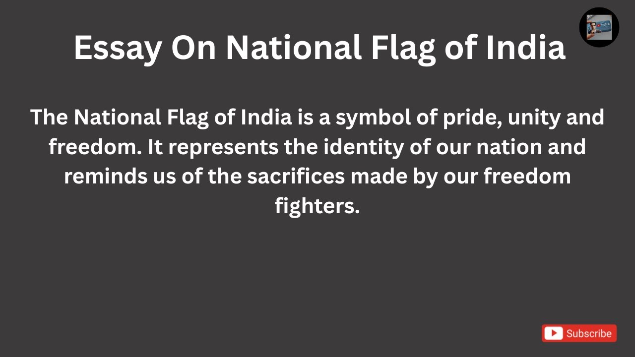 Essay On National Flag of India | Meaning, History & Respect Rules | Learn English with suraj