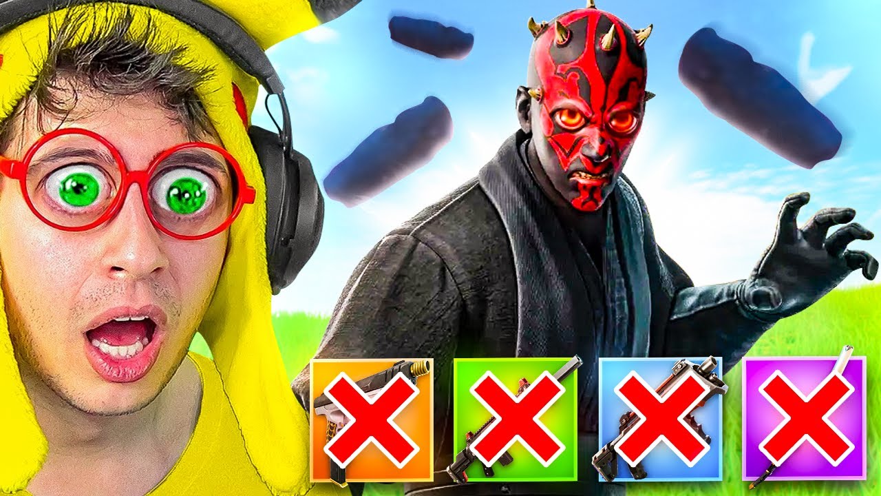 Sólo PODER de la FUERZA Challenge 😈! (Fortnite x Star Wars) - tekendo