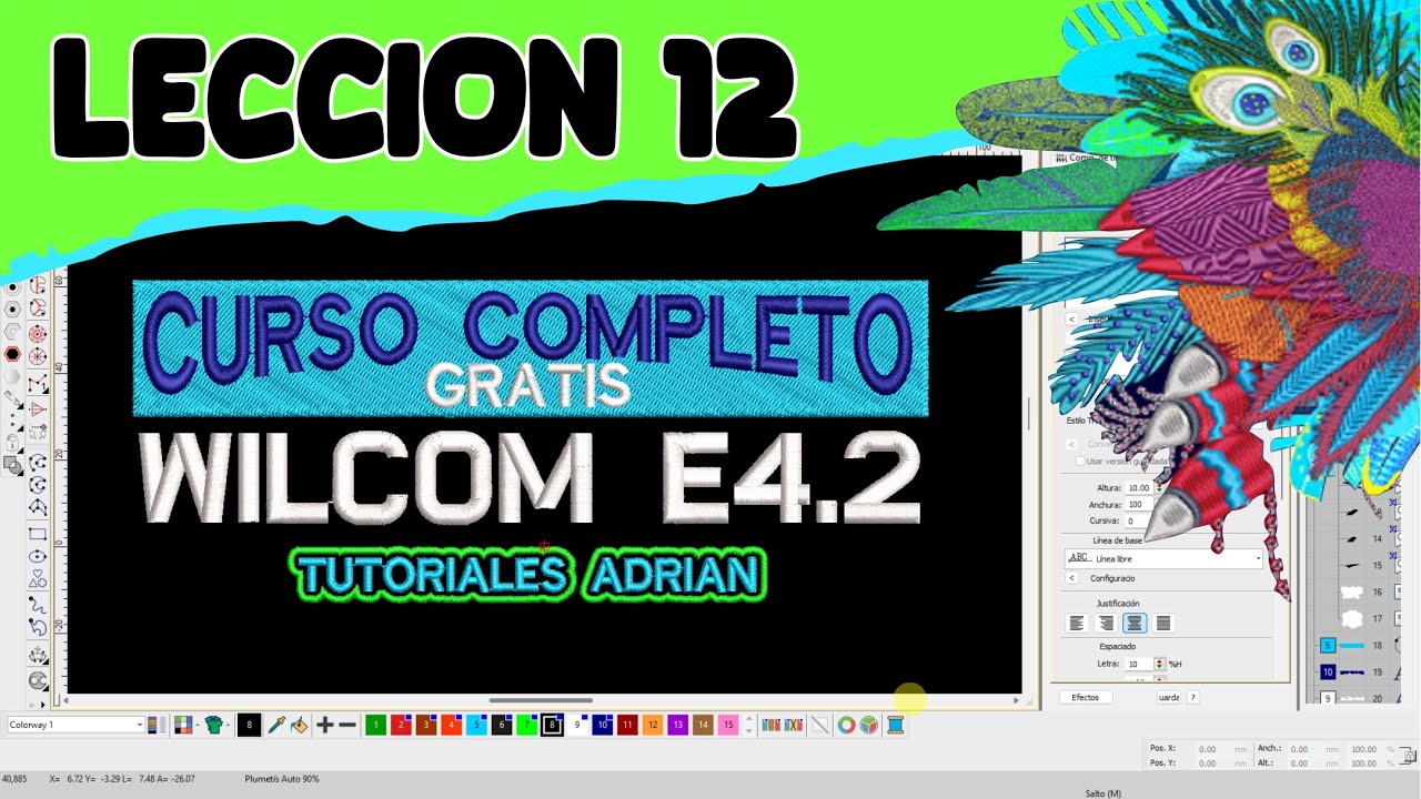 WILCOM para PRINCIPIANTES #12🧵 EXPORTAR DISEÑO Y RECOMENDACIONES