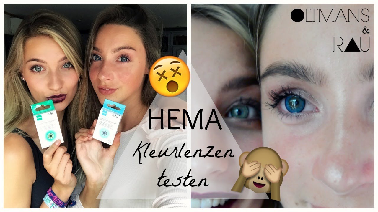 HEMA KLEURLENZEN TESTEN👀😱