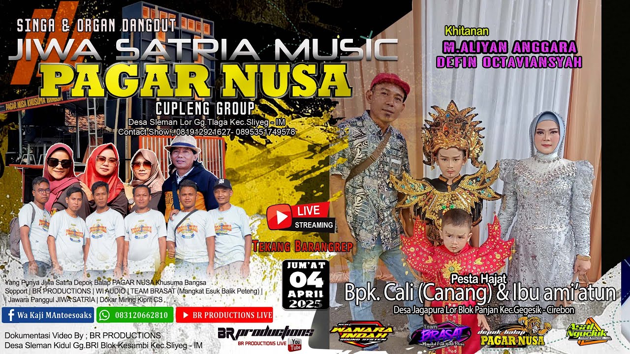 🔴[LIVE NGARAK] DEPOK BALAP PAGAR NUSA (HJT BPK. CALI & IBU JUMIATUN) JAGAPURA LOR || 04 APRIL 2025