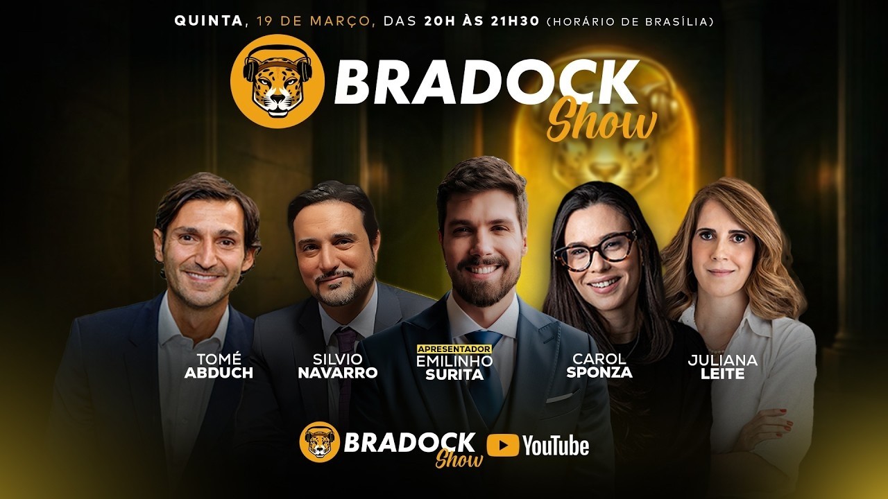 Bradock Show 19/03/26 - Emilio Surita, Ju Leite, Silvio Navarro, Carol Sponza e Dep. Tomé Abduch