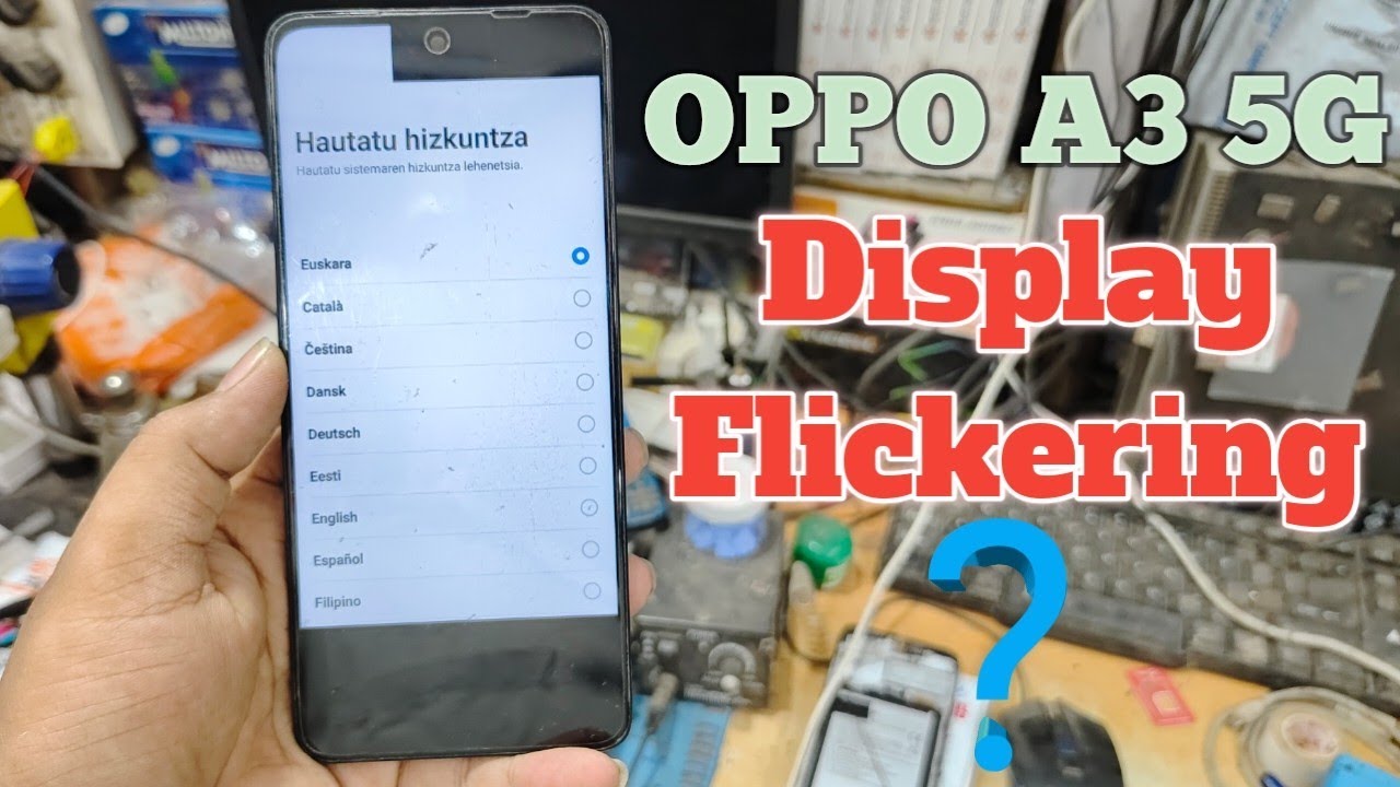 Oppo A3 5G Display Flickering Problem Solution| Graphics Problem Solution