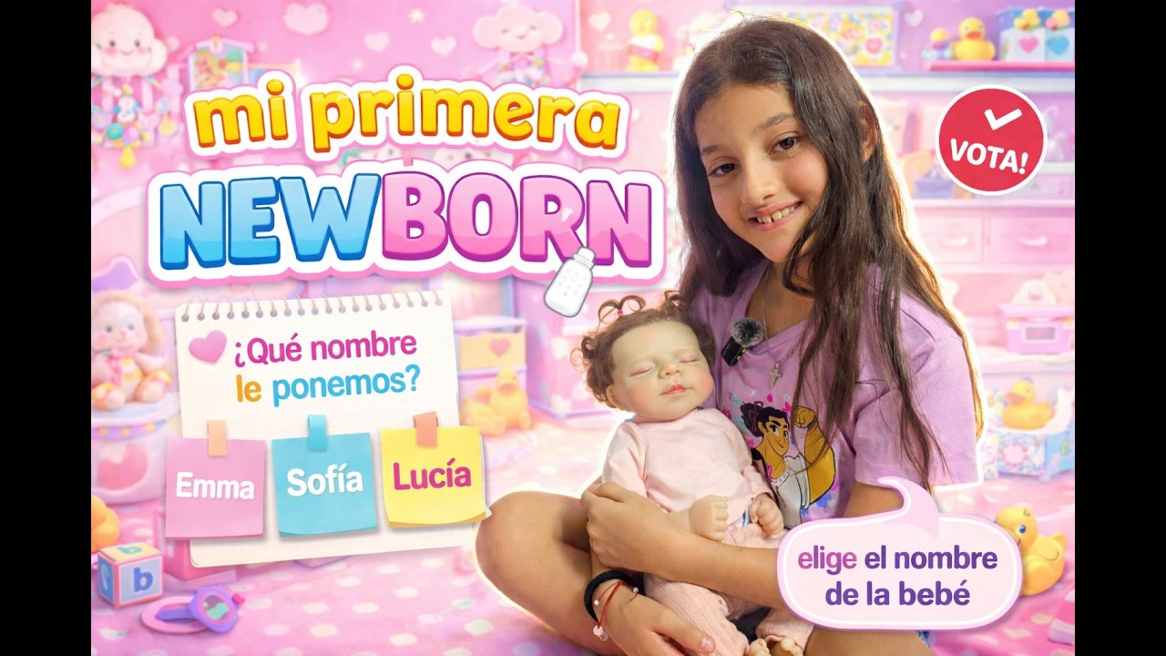 Mi primera bebé NEWBORN 🍼👶✨ Vota por su nombre ¿Cómo la llamamos?