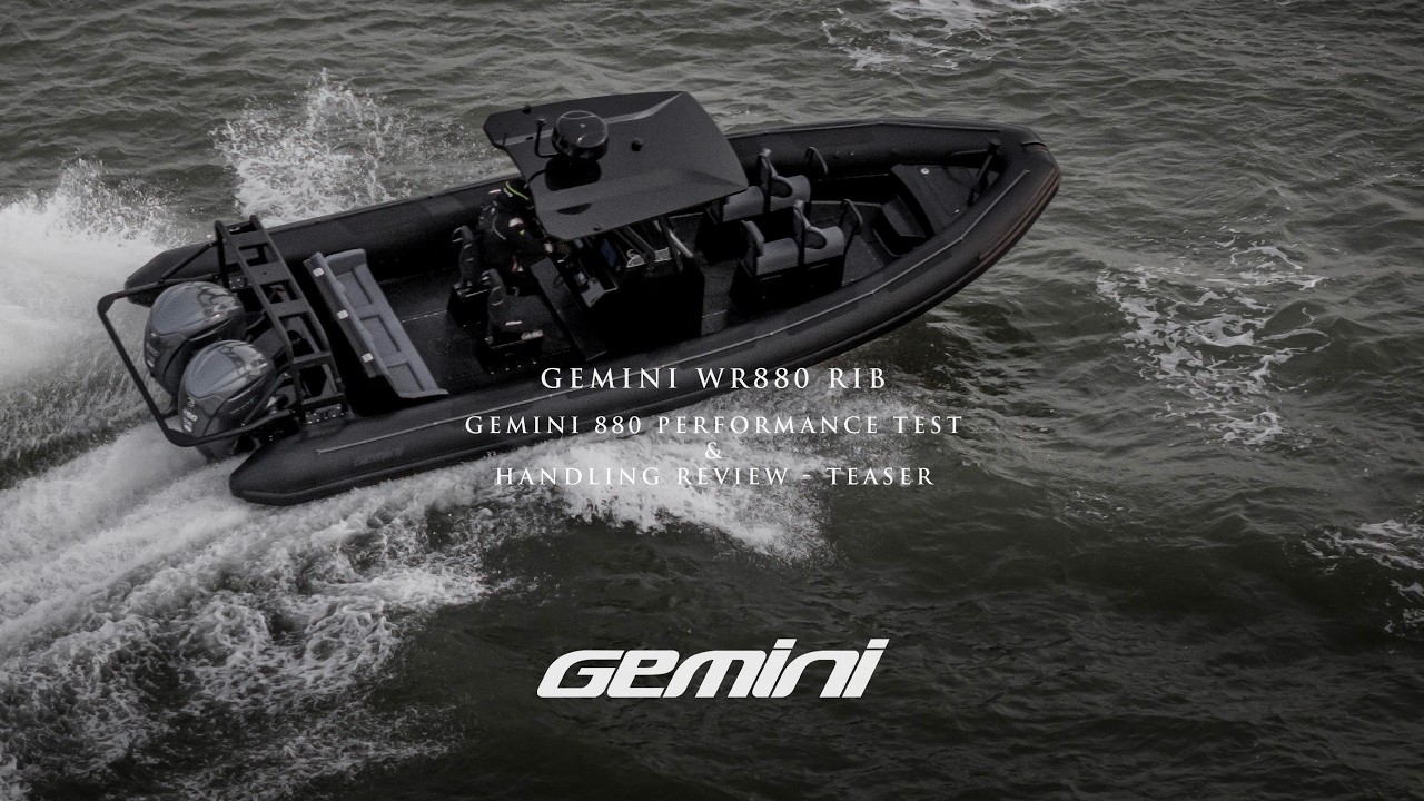 Gemini 880 Performance Test & Handling Review – 8.80m High-Speed Patrol & VIP RIB in Action - Teaser