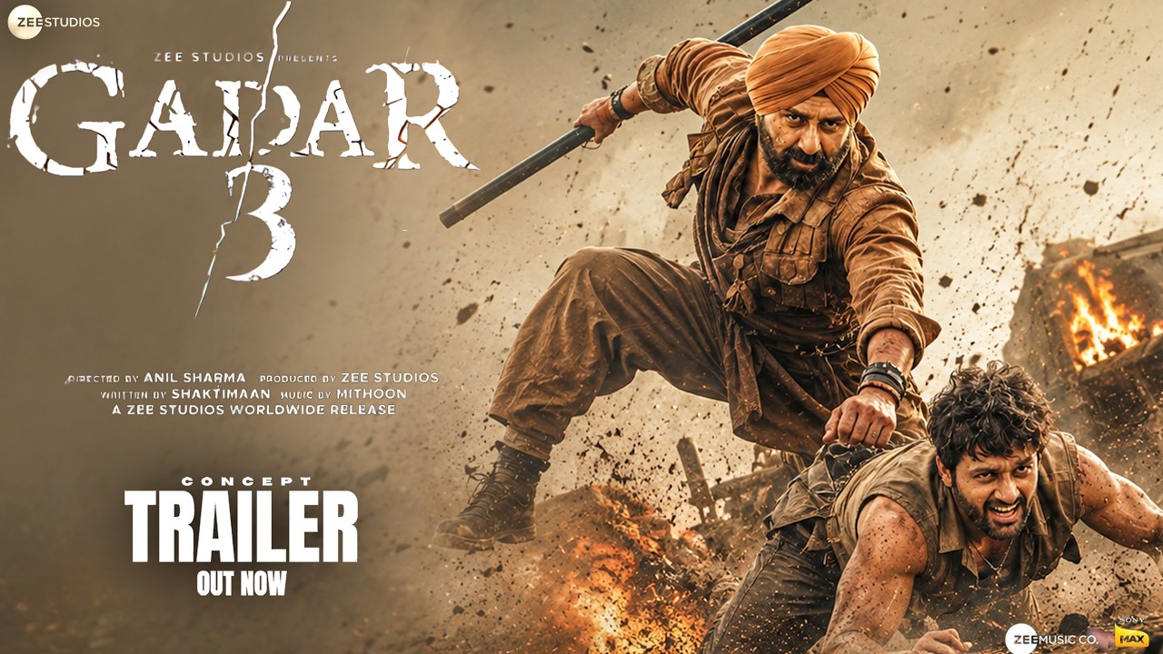 Gadar 3 | Concept Trailer | Sunny Deol | Ameesha Patel | Utkarsh Sharma | Anil Sharma