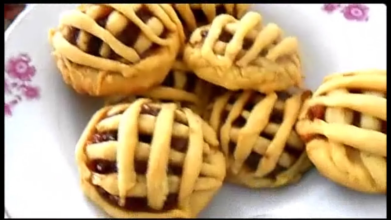 Banana tartelettes (mini tarts) Recipe without moulds or rolling pin needed