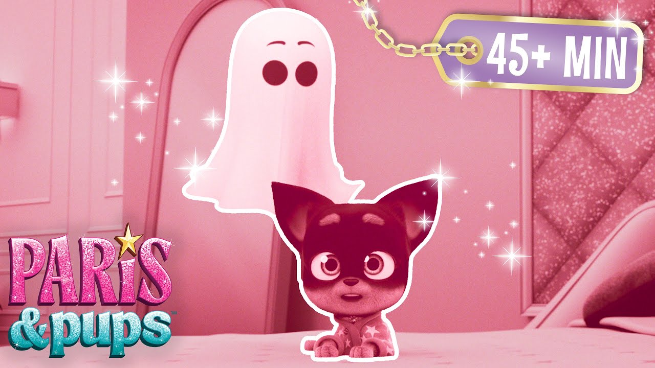 There's a Ghost Behind Diamond?! 😲👻 Best Halloween Costumes, Pumpkins and Treats | Paris & Pups
