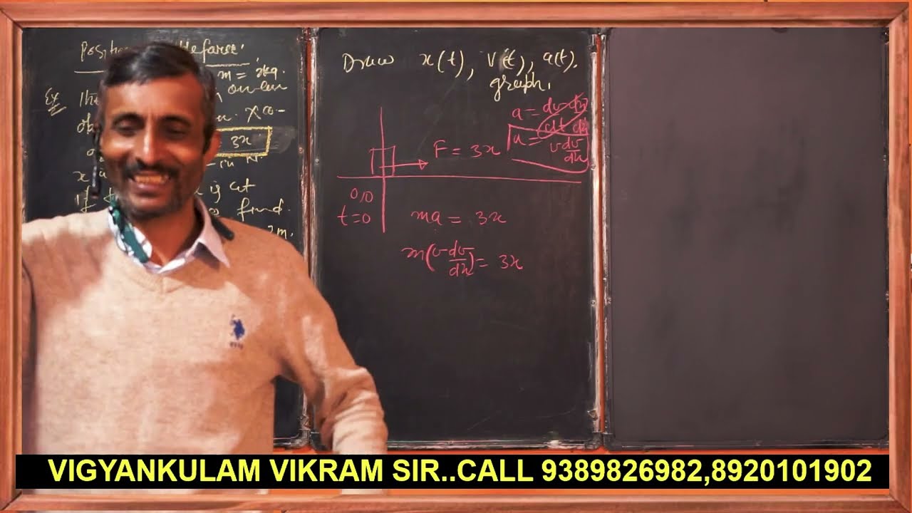 JEE NEET LEVEL PHYSICS || LAWS OF MOTION  || VIGYANKULAM || Vikram Sir  || LEC [ PHY1104102026 ]