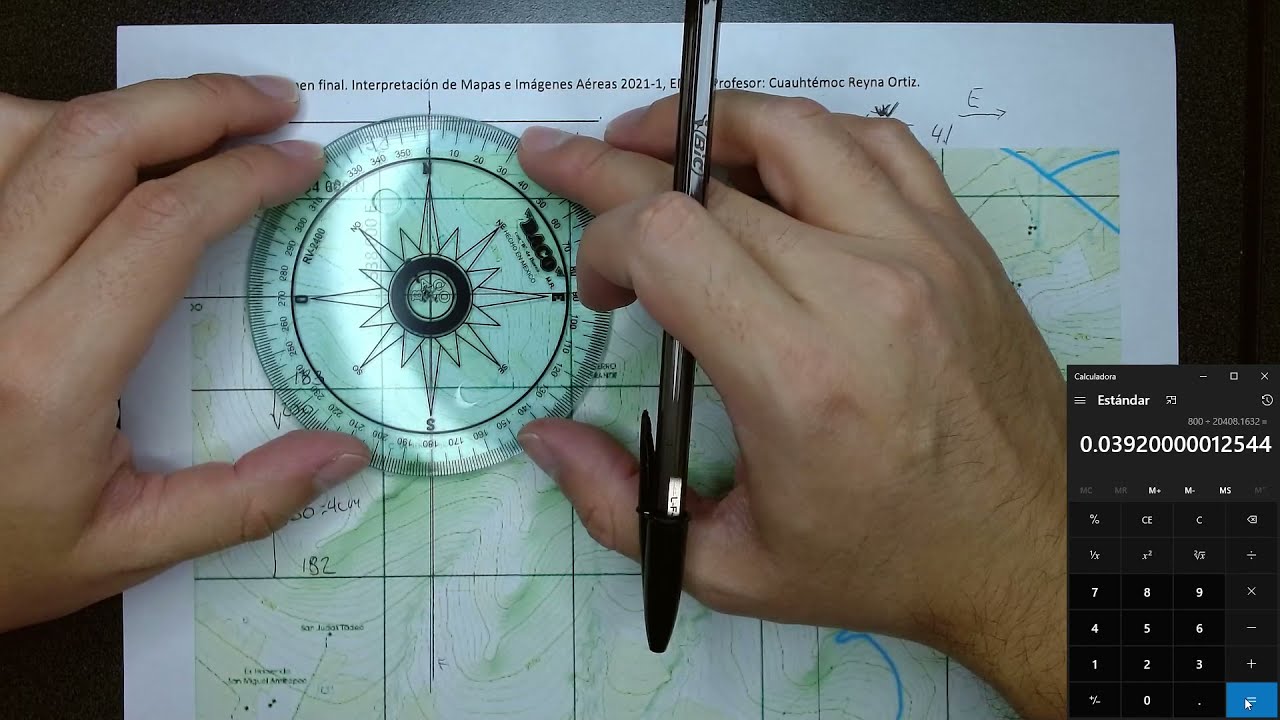 [Cartografía] Ejercicios de cálculo de escala, distancias, coordenadas y triangulaciones