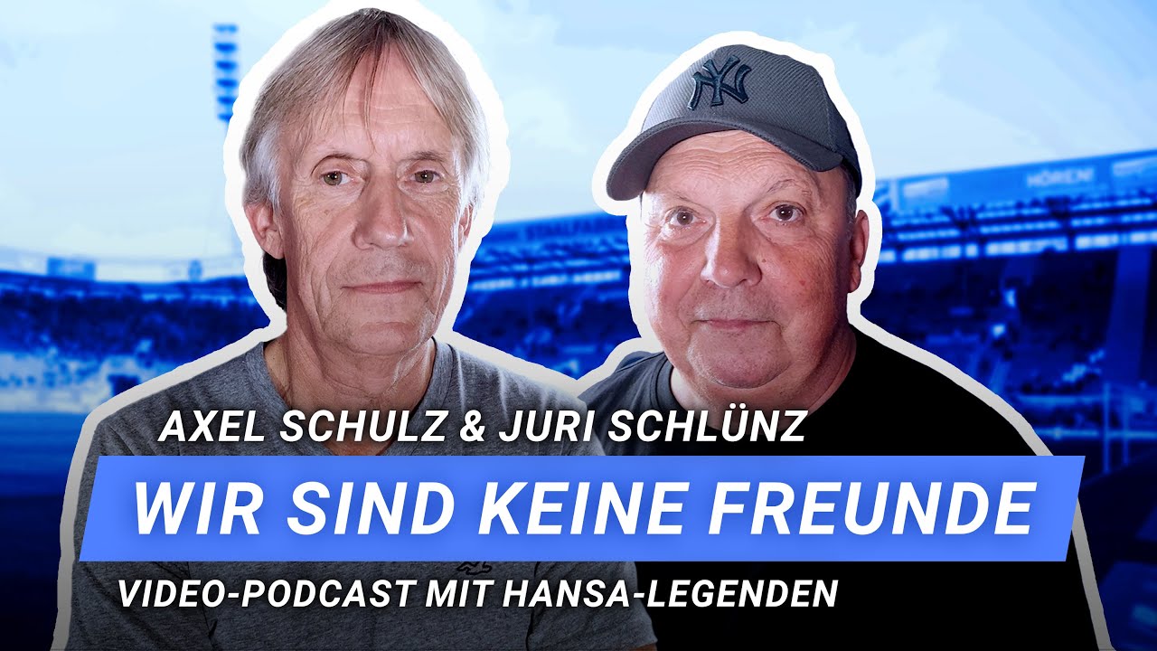 Hansa Rostock: Klublegenden Juri Schlünz und Axel Schulz - 