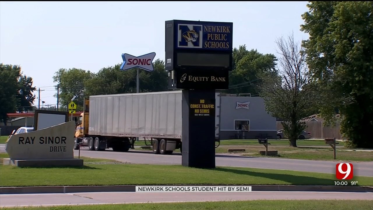 Newkirk Student Hit By Semi Near Campus