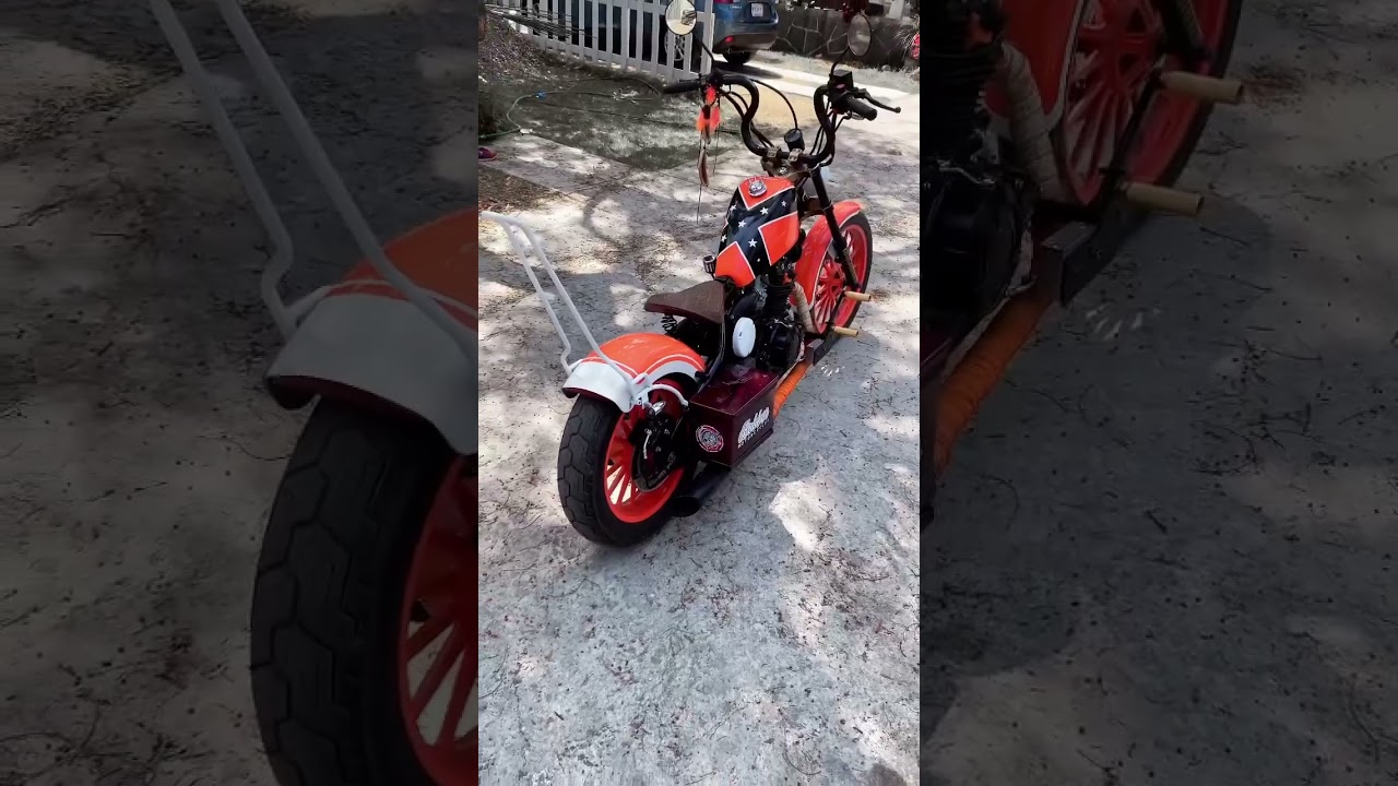 Dinamo chopper 250 naranja.                     
