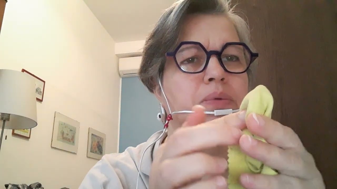 asmr pulizia viso per Letizia