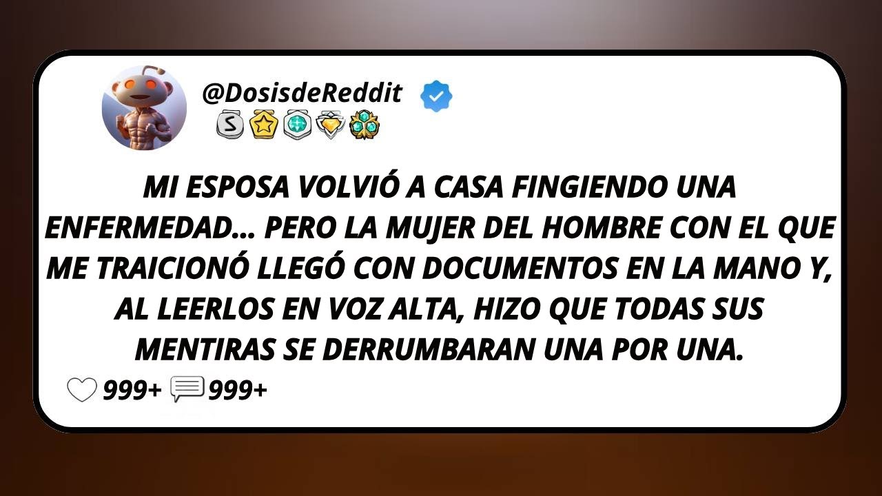 Mi Esposa Volvió A Casa Fingiendo Una Enfermedad… Pero La Mujer Del Hombre Con El Que Me...