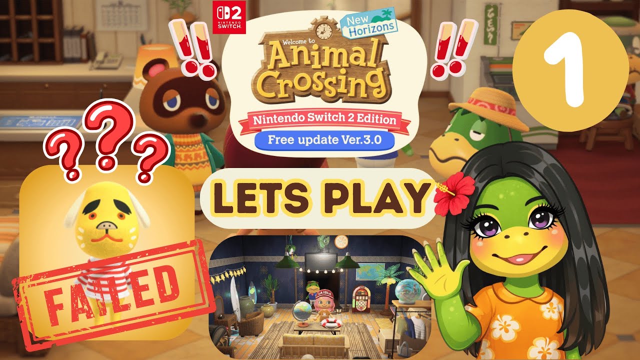 Animal Crossing 🏝️ | Zitterpartie wegen Update & unser erster Hotel-Fail 😳🐶 | Let’s Play Part 1