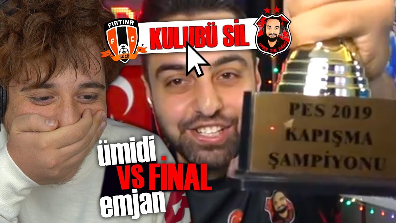 YEDEKLER İLE MAÇA ÇIKIYORUZ !! (FİNAL) - Ümidi vs Emjan PES 2019