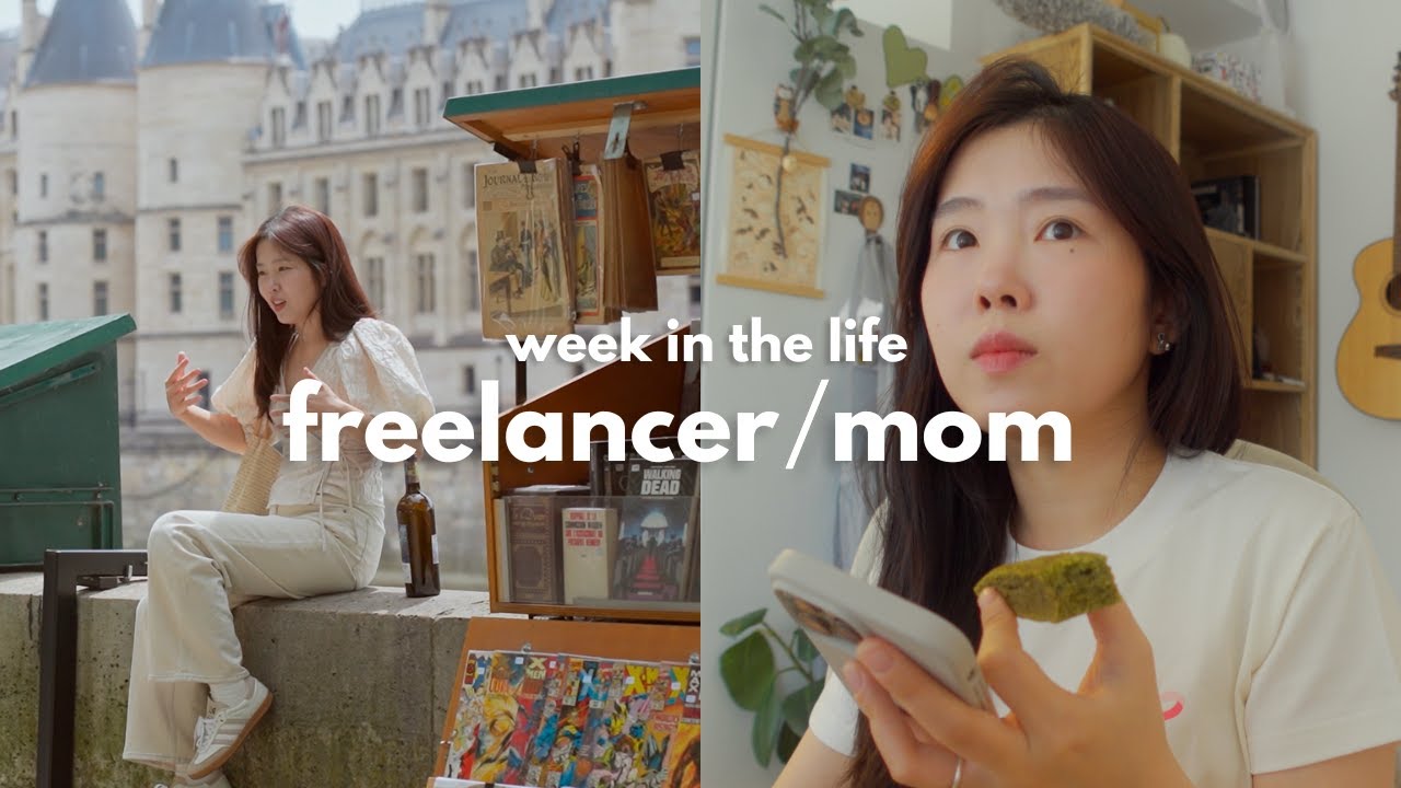 Một tuần của freelancer/mom • Các hoạt động mình thường làm trong tuần