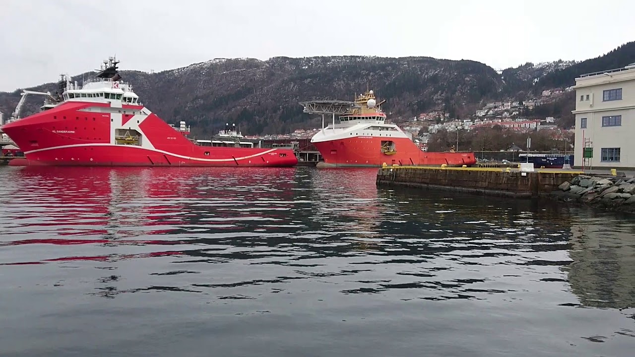 Bergen strandgaten februar 2018