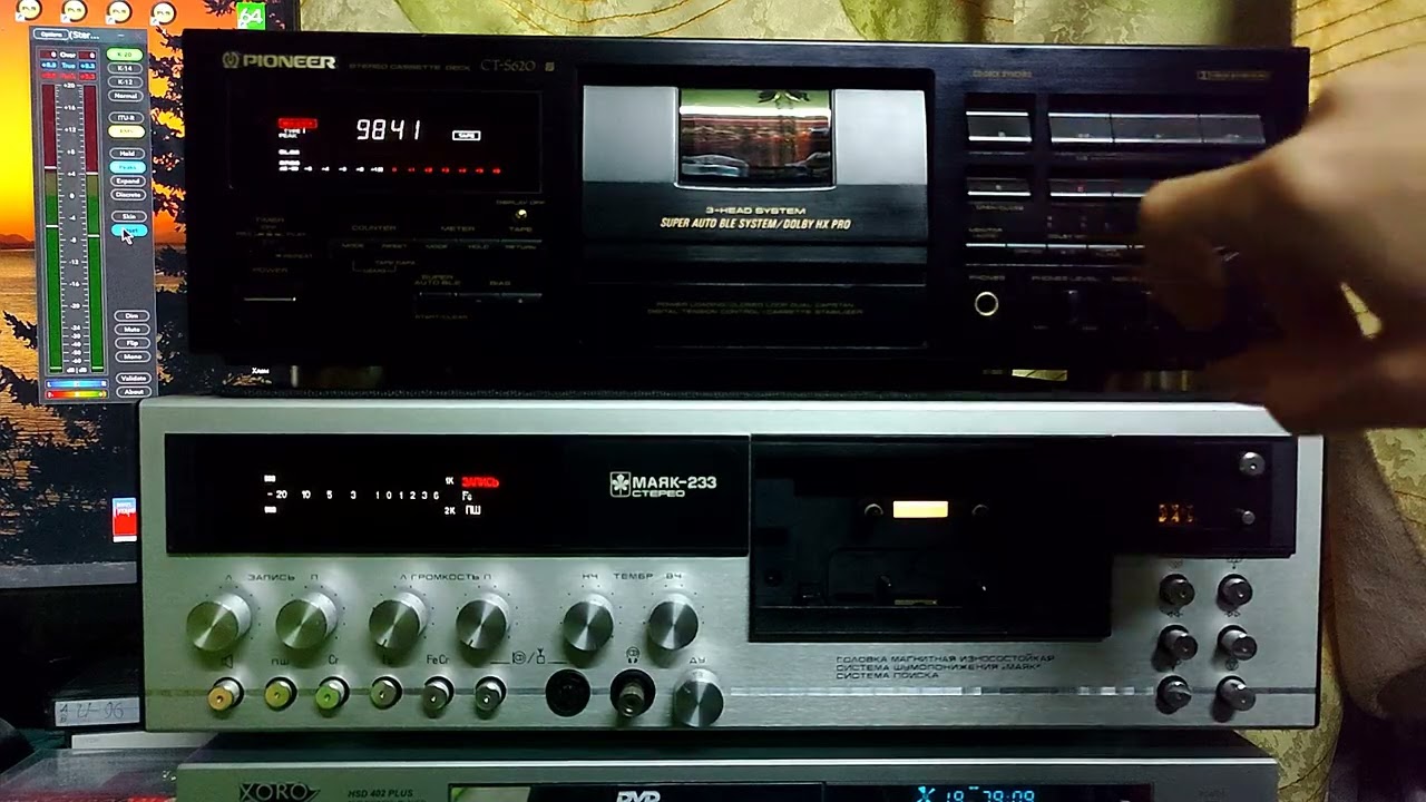 МАЯК-233МК VS POINEER CT-S620 to PIONEER CT-S830