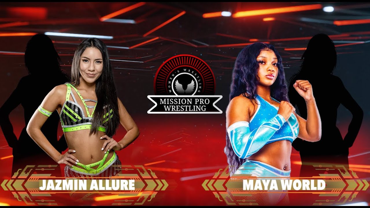 MATCH EXCLUSIVE:  Maya World & Mystery Partner vs Jazmin Allure & Mystery Partner