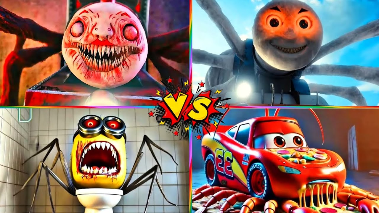SCHOOL BUS 🆚 McQueen Car 🎧 Coffin Dance Song