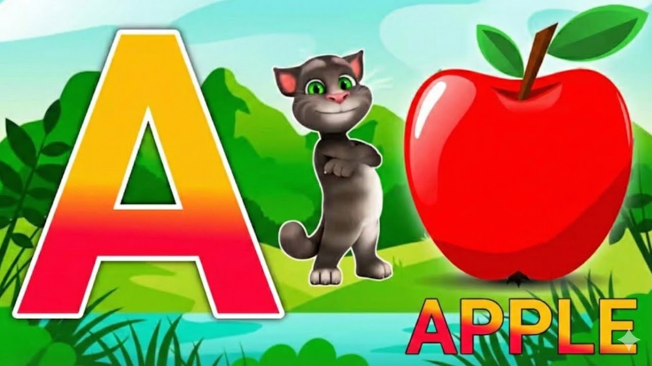 “A for Apple I A to Z alphabet I ABC 