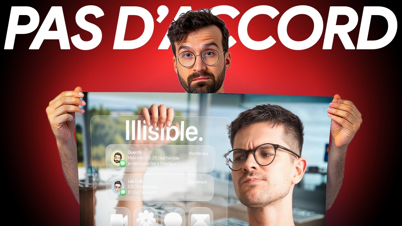 Apple a rendu l'iPhone illisible volontairement (React @LeoDuff)
