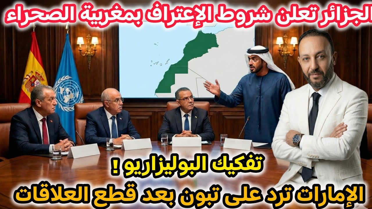 الجزائر تعلن عن شروطها لقبول الحكم الذاتي و تفكيك البوليزاريو باجتماع مدريد، و الإمارات ترد على تبون